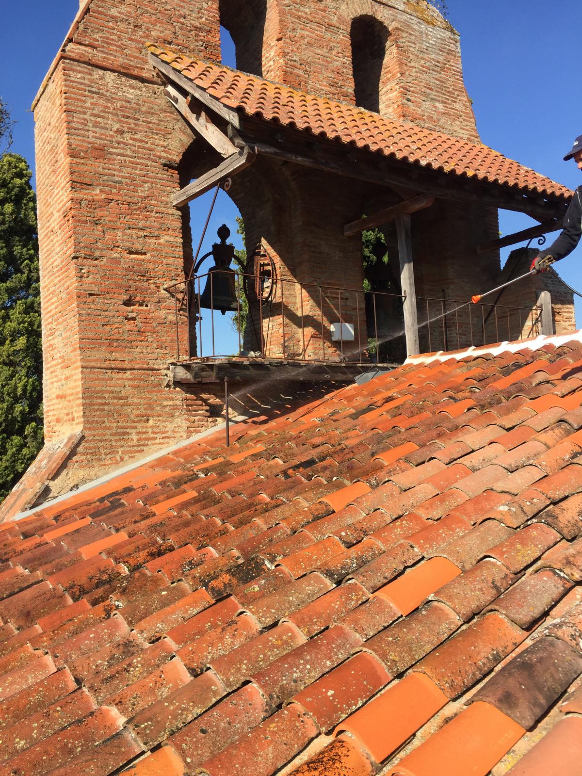 renovation eglise de pompertuzat